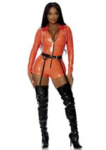 Adult Caught Up Inmate Women Costume