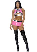 Adult Spirited Cheerleader Women Costume