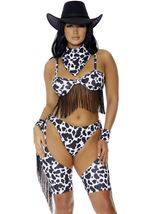 Adult Buck Wild Cowgirl Women Costume