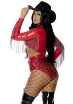 Adult Rodeo Fever Cowgirl Women Costume