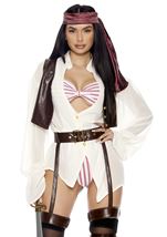Adult Aye Pirate Captain Women Costume