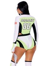 Adult Green Light Go Motocross Racer Women Costume