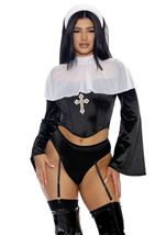 Adult Best Behavior Nun Women Costume