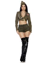 Adult Command Attention Military Women Costume
