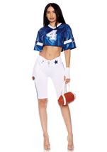 Adult Star MVP Football Player Women Costume