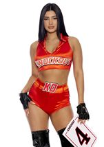Adult Knockout Ring Card Women Costume