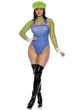 Adult Level Up Super Video Game Character Women Costume