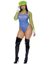 Adult Level Up Super Video Game Character Women Costume