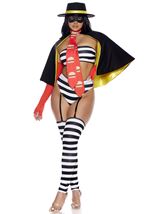 Adult Burger Bandit Women Costume