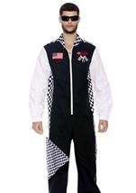 Adult Burning Rubber Racer Men Costume