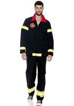 Where The Fire Firefighter Men Costume