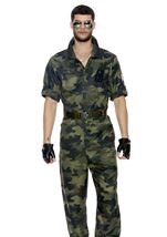 Adult Combat Ready Soldier Men Costume