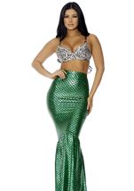 Adult Mermaid Under The Sea Beauty Women Costume