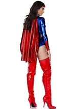 Adult Super Power Woman Super Hero Costume