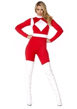 Adult Forceful  Superhero Woman Costume