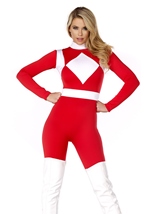 Adult Forceful  Superhero Woman Costume