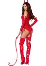 Adult Sizzle N Shine Women Devil Costume