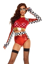 Adult Racer Victory Lap Metallic Women Costume