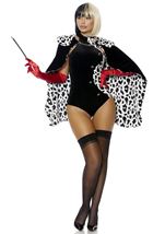 Adult Devilish Villain Plus Size Women Costume