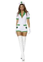 Adult Herbal Nurse Plus Size Women Costume