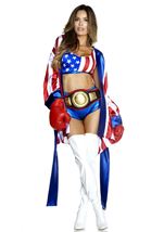 Adult Get Champ Boxer Woman Costume