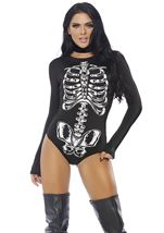 Adult Bone Mami Women Bodysuit Costume