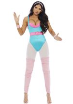 Adult Plastic Doll Barbe Women Costume