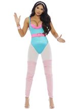 Plastic Doll Plus Size Women Costume