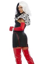 Adult Cruella Villain Cosplay Woman Costume