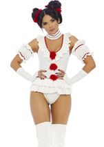 Adult Lets Play Killer Clown Women Costume