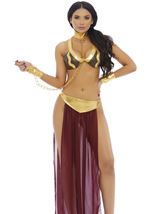 Adult Slave Galaxy Movie Character Woman Costume