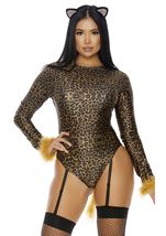 Adult Cheetah Print Women Cat Costume