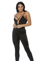 Adult Strappy Women Capri Jumpsuit 