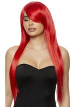 Red Hot Woman Wig