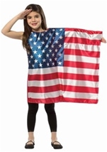 Kids Girls USA Flag Dress 
