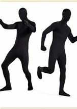 Black Invisible Bodysuit Costume Halloween Cosplay