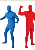 Blue Invisible Bodysuit Costume Stage Performance