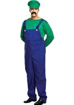 Green Plumber Men Costume