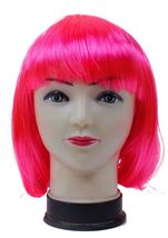 Short Bob Color Wig Hot Pink