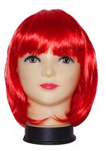 Short Bob Color Wig Red