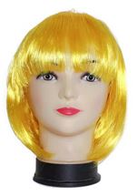 Short Bob Color Wig Yellow