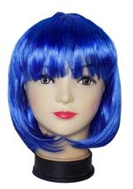 Short Bob Color Wig Dark Blue