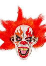 Clown Horror Scary Fire Mask