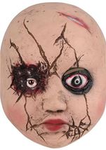 Cracked Possessed Face Mask