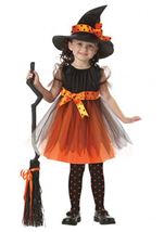 Girls Orange Witch
