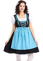 Blue Maiden Oktoberfest Women Costume