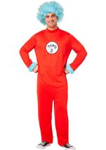 Adult Dr. Suess Thing Men Costume