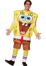 Adult Sponge Bob Square Pants Unisex Costume