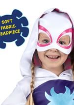 Kids Ghost Spider Girls  Hooded Web Print Toddler Costume