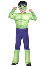 Kids Hulk Polyfill Muscle Chest Green Toddler Marvel Costume